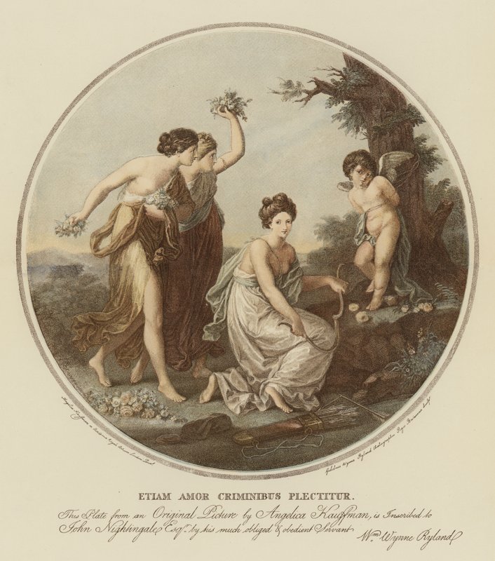 A punição do cupido de Angelica Kauffmann