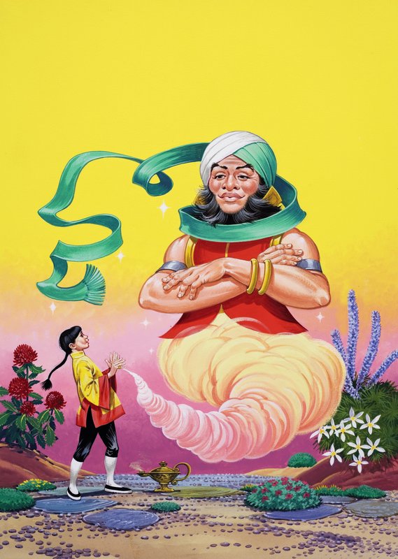 Aladino e a sua lâmpada maravilhosa de Angus McBride