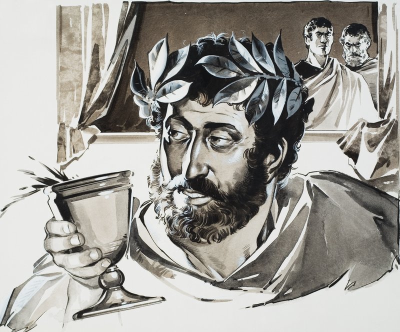 Imperador Commodus (guache sobre papel) de Angus McBride