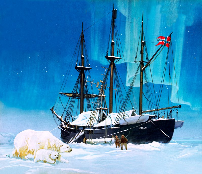 Fridtjof Nansen e o Fram de Angus McBride