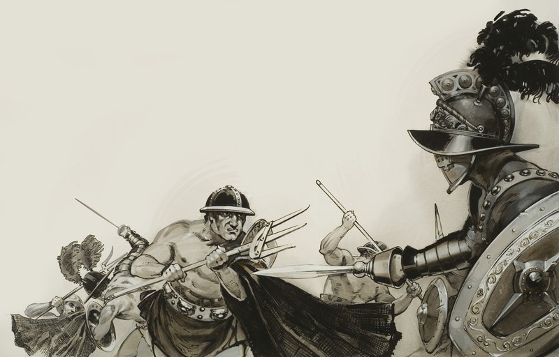 Lutas de gladiadores de Angus McBride