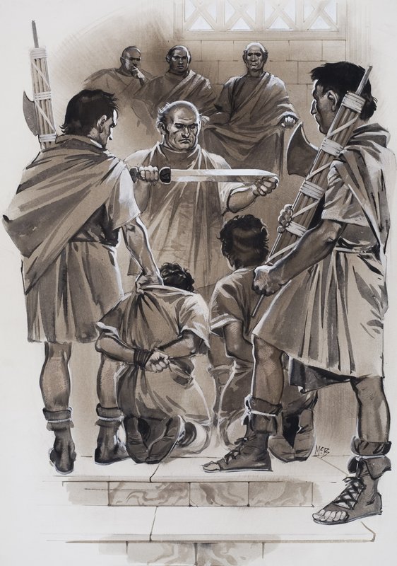 Lucius Junius Brutus (guache sobre papel) de Angus McBride