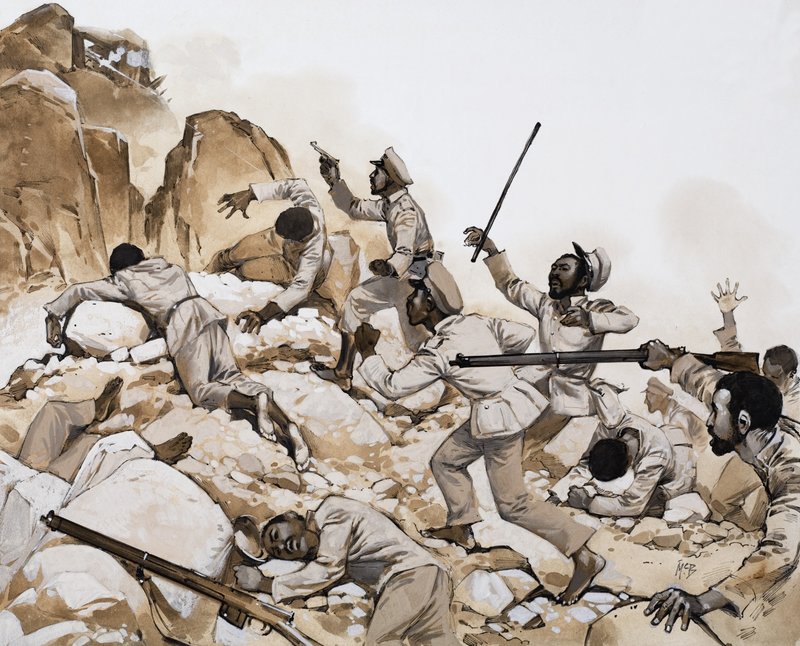 Escaramuça militar de Angus McBride
