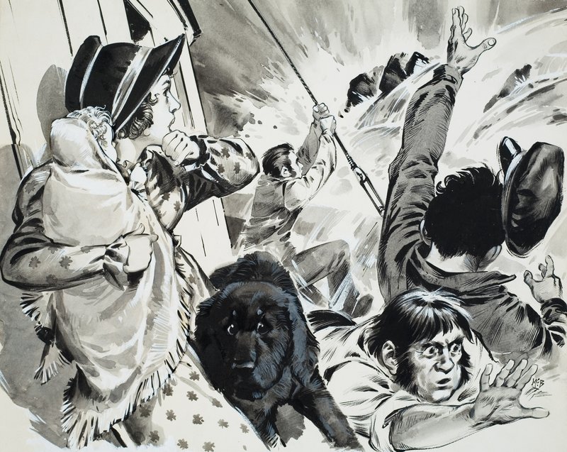 Barco a vapor do Mississipi (guache sobre papel) de Angus McBride
