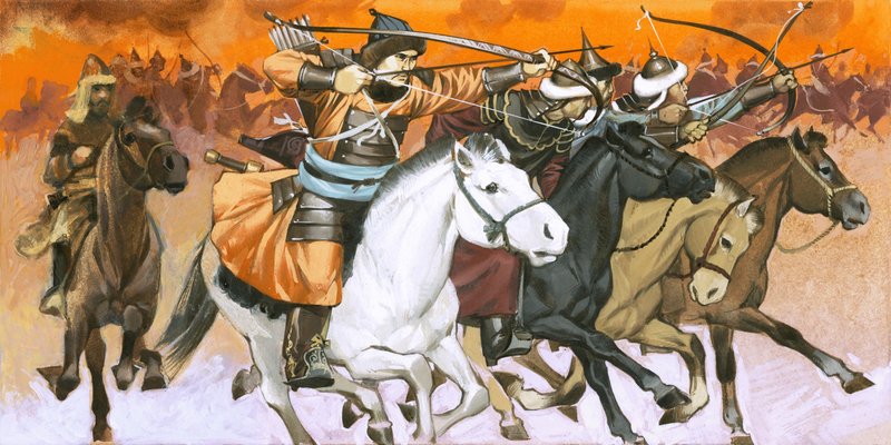 Cavaleiros mongóis de Angus McBride