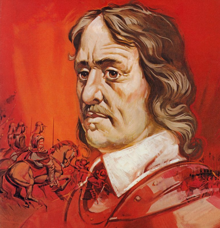 Oliver Cromwell (litografia a cores) de Angus McBride