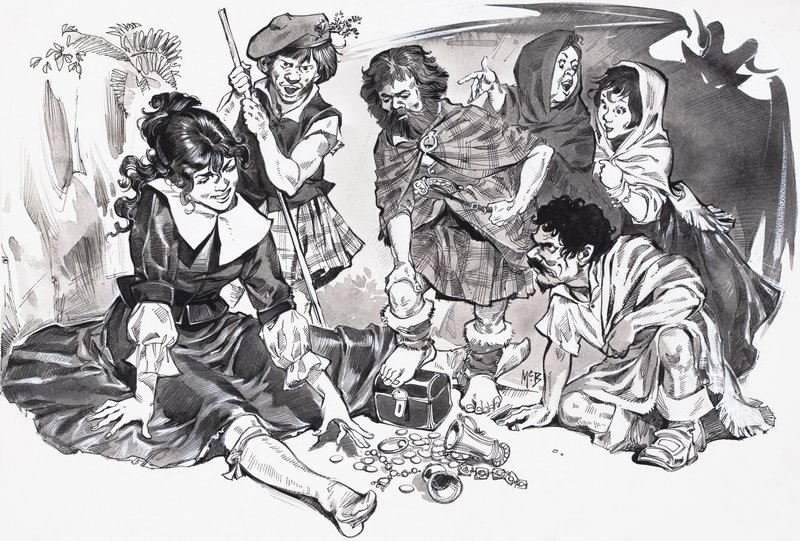 A bela Isobel Gowdie (guache sobre papel) de Angus McBride