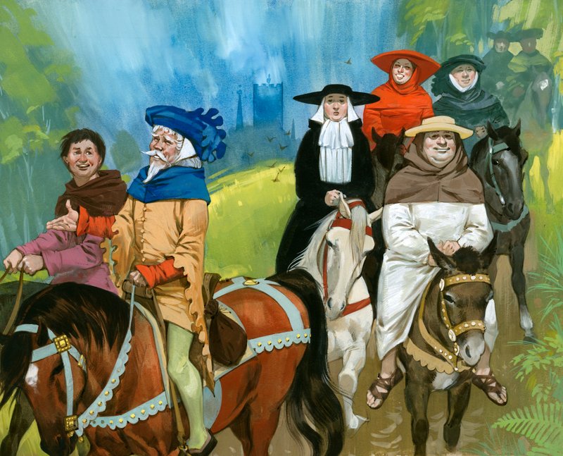 Os peregrinos de Canterbury de Angus McBride