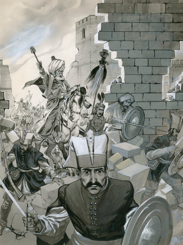 A queda de Constantinopla de Angus McBride