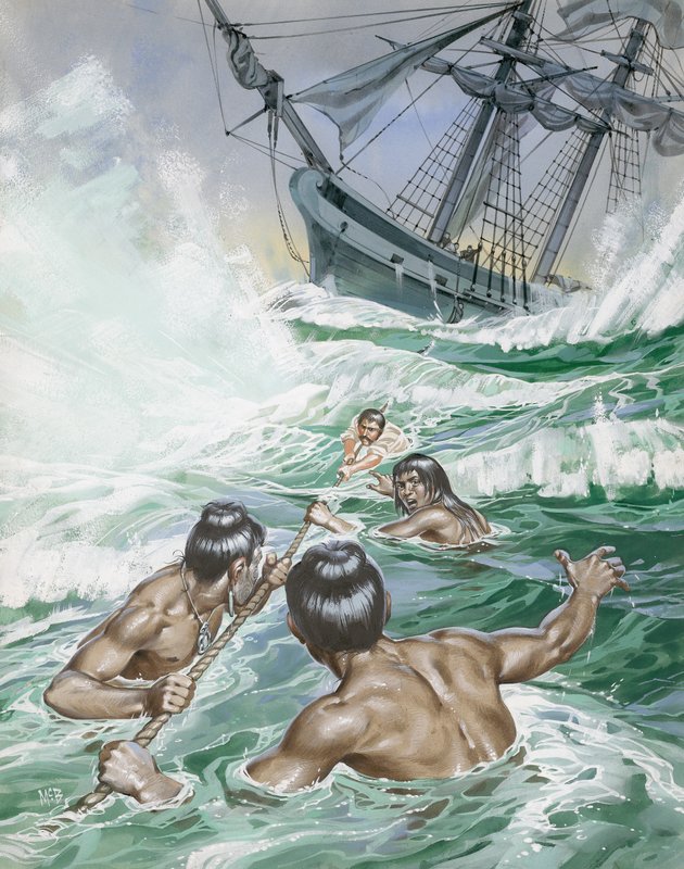 O heroísmo de uma mulher Maori de Angus McBride
