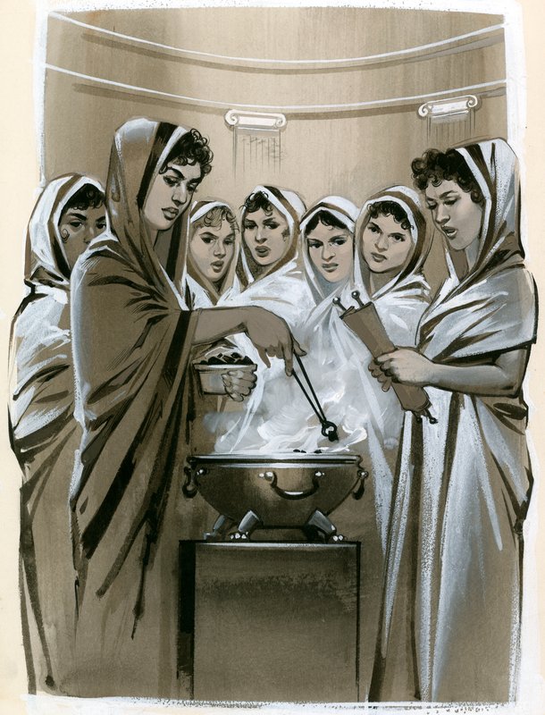 As Virgens Vestais de Angus McBride