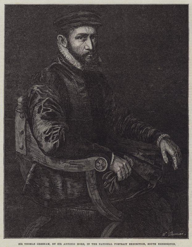 Sir Thomas Gresham de Anthonis van Dashorst Mor