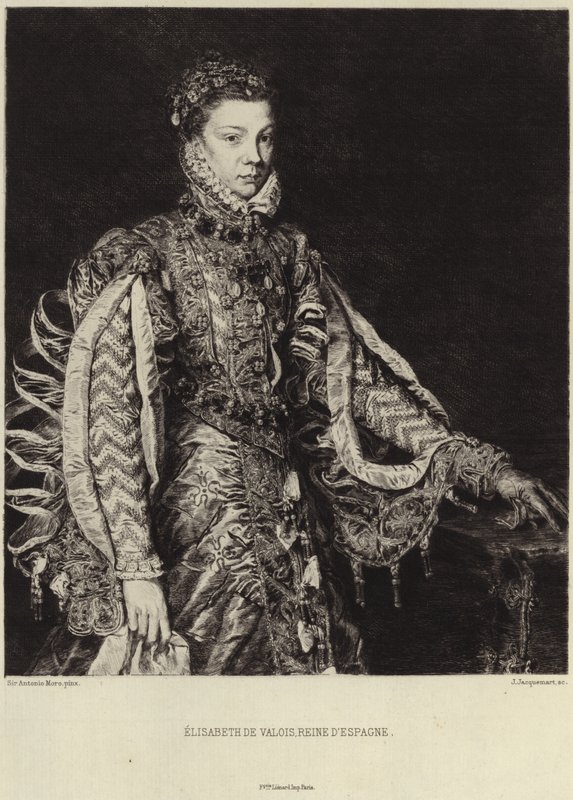Elisabeth da França de Anthonis van Dashorst Mor