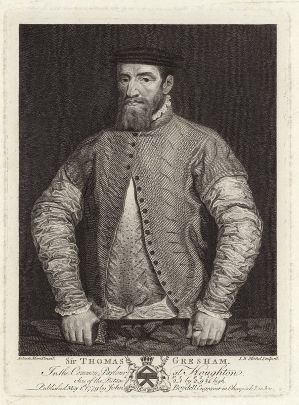 Retrato de Sir Thomas Gresham de Anthonis van Dashorst Mor