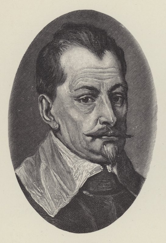 Albrecht von Wallenstein, general da Boêmia da Guerra dos Trinta Anos de Anthony van after Dyck