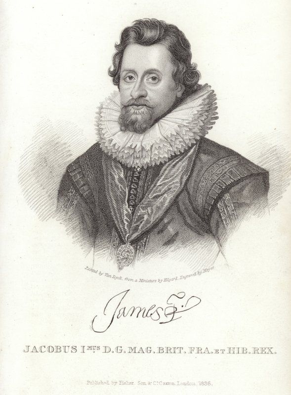 Retrato de James I da Inglaterra e Irlanda de Anthony van Dyck