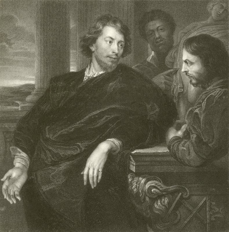 Retrato de rubens de Anthony van Dyck
