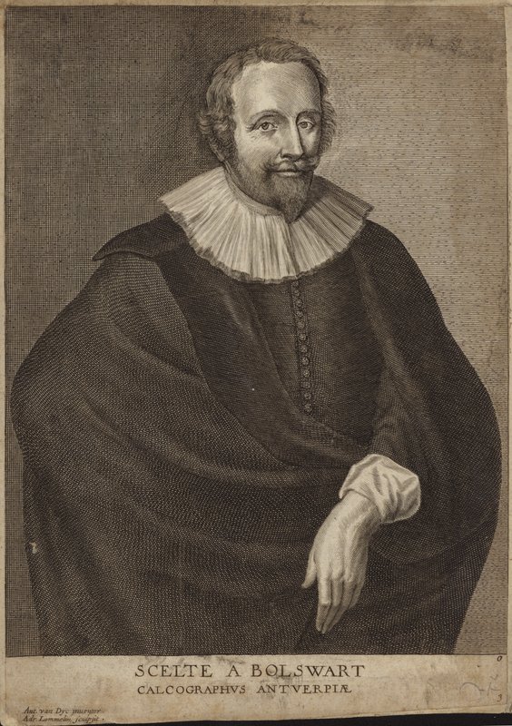 Retrato de Schelte e Bolswert de Anthony van Dyck