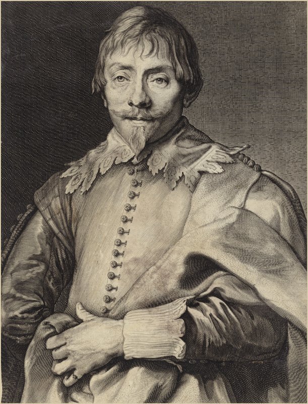 Retrato de Willem Hondius de Anthony van Dyck