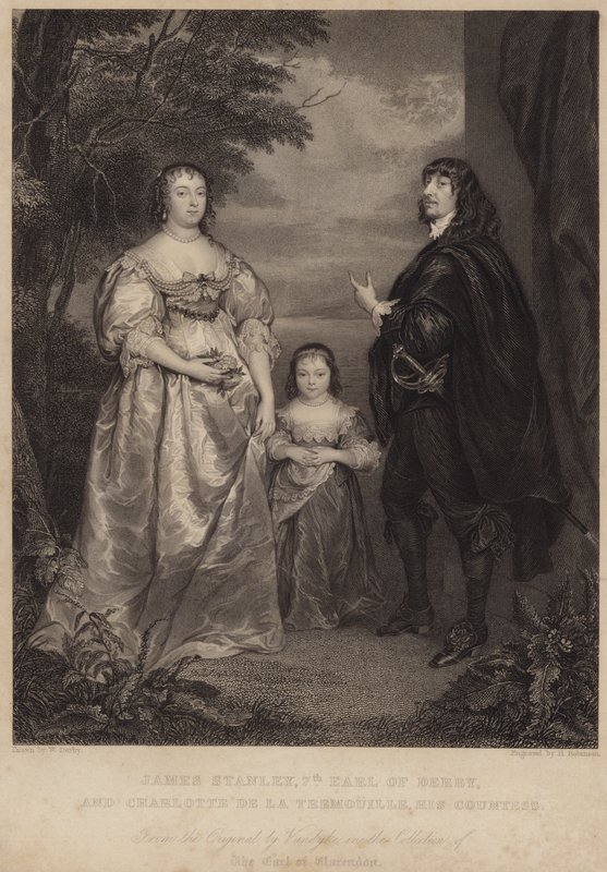 Retrato do conde de Derby e da condessa de Derby de Anthony van Dyck