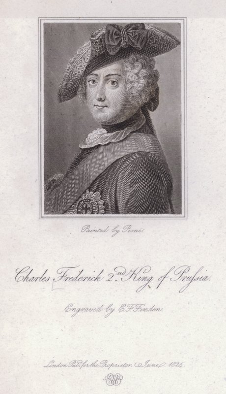 Frederico o Grande, Rei da Prússia (gravura) de Antoine Pesne