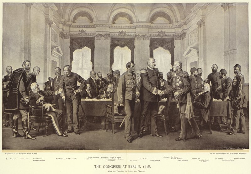 O Congresso em Berlim de Anton Alexander von Werner