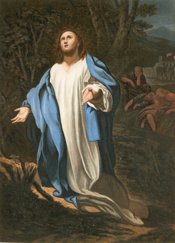 A agonia de Cristo no jardim de Antonio da Correggio