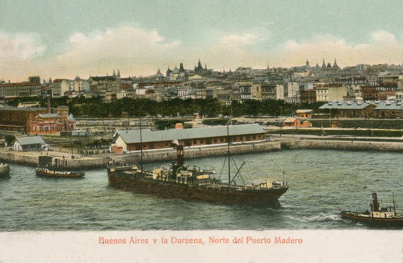 Darsena docas, Puerto Madero, Buenos Aires, Argentina (foto a cores) de Argentinian Photographer