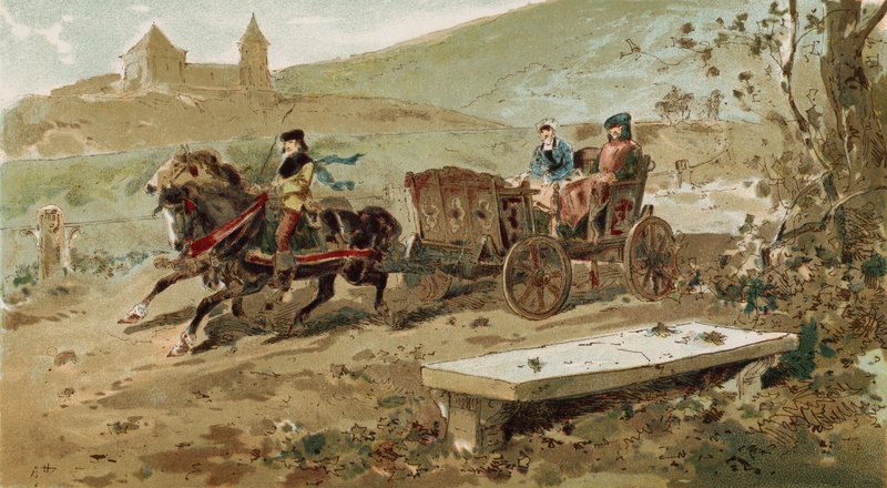 Vagão desorganizado, Holanda espanhola, século XVI de Armand Jean Heins