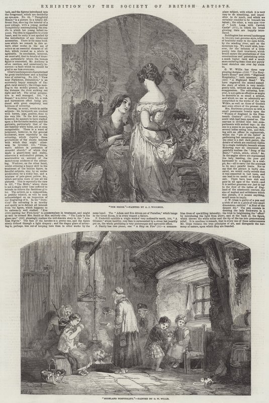 Exposição da Sociedade de Artistas Britânicos de Arthur Joseph Woolmer