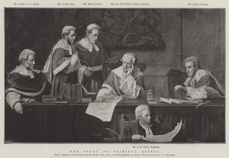 O Tribunal de Apelação Criminal de Arthur Temple Felix Clay