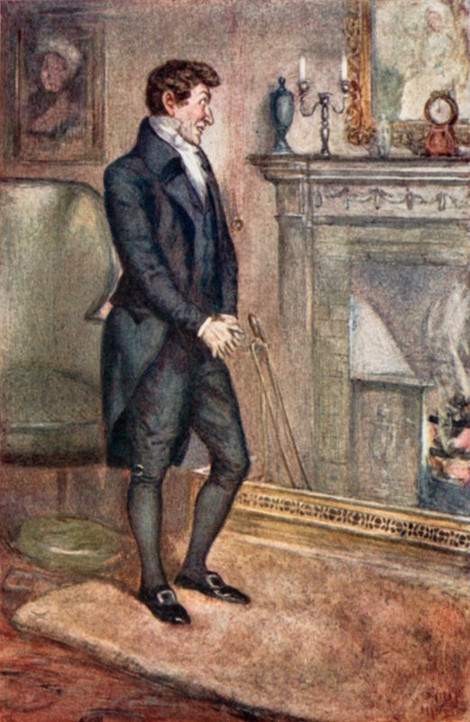 Ilustração para Emma por Jane Austen de Arthur Wallis Mills