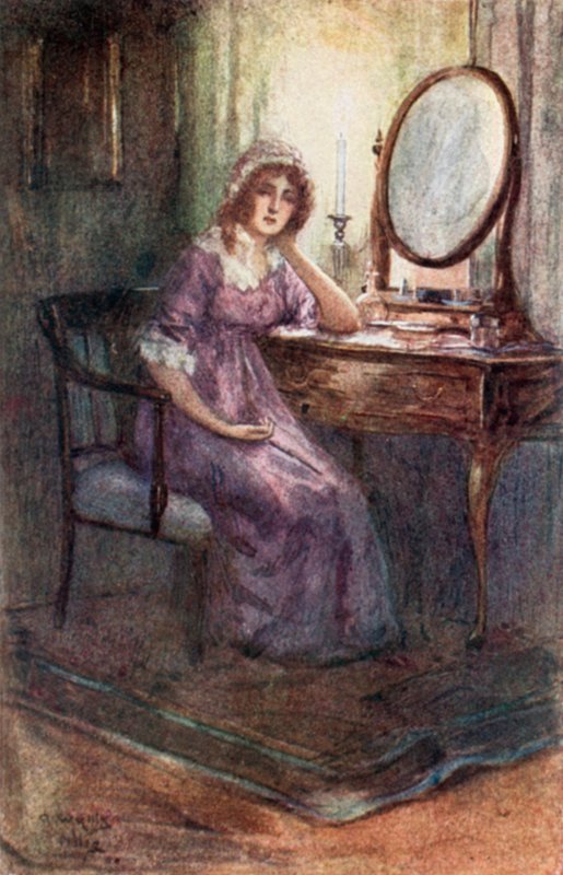 Ilustração para Emma por Jane Austen de Arthur Wallis Mills