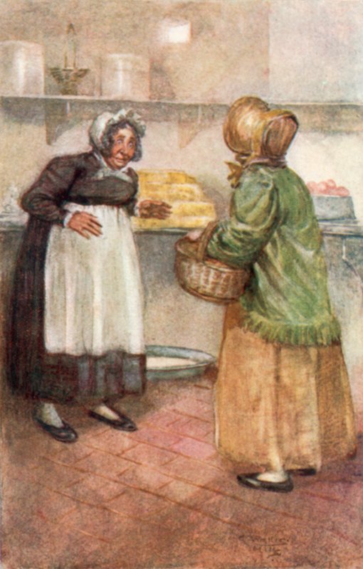 Ilustração para a abadia de Northanger por Jane Austen de Arthur Wallis Mills