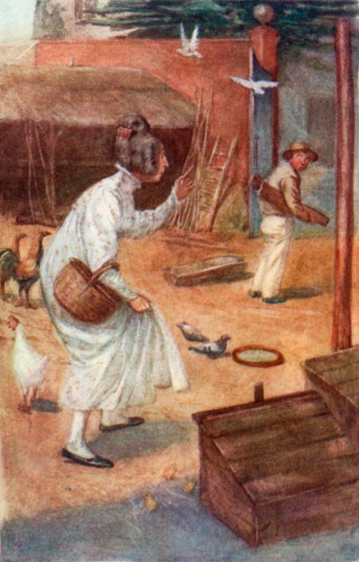 Ilustração para a abadia de Northanger por Jane Austen de Arthur Wallis Mills