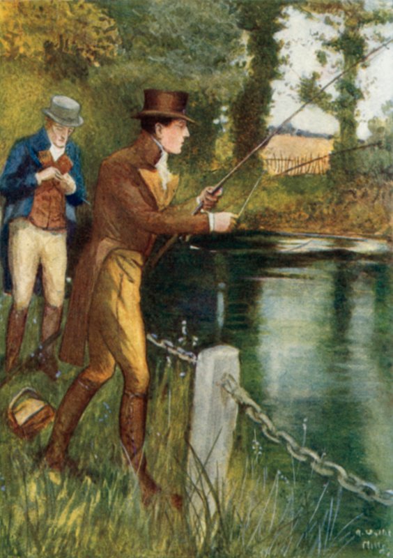 Ilustração para Orgulho e Preconceito por Jane Austen de Arthur Wallis Mills