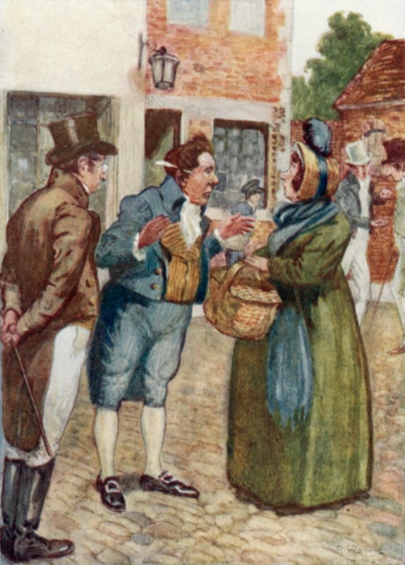 Ilustração para Orgulho e Preconceito por Jane Austen de Arthur Wallis Mills