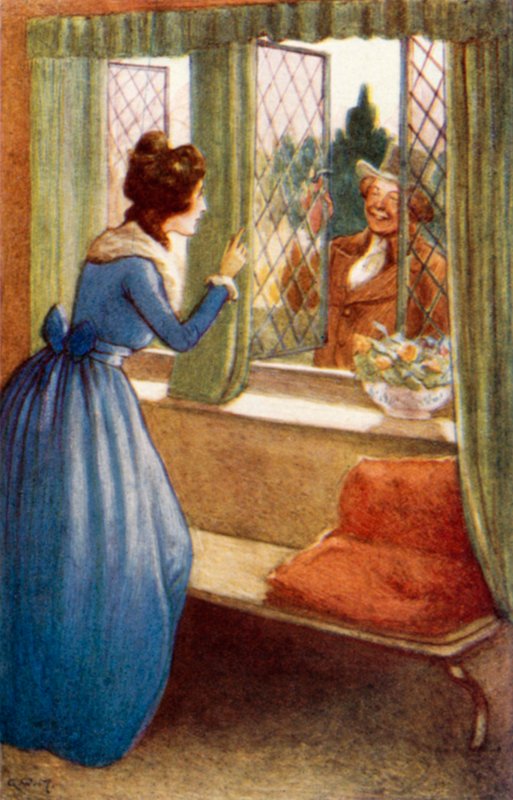 Ilustração para Orgulho e Preconceito por Jane Austen de Arthur Wallis Mills
