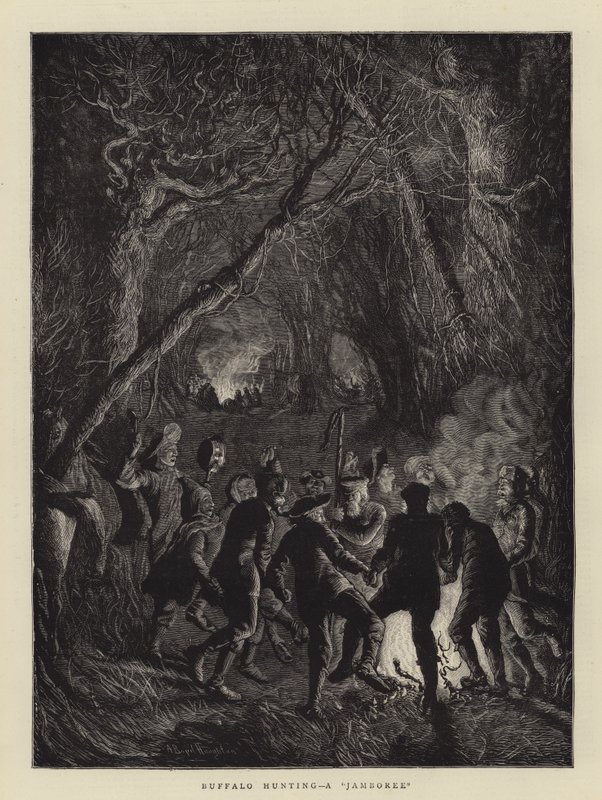 Caça ao Búfalo, um Jamboree de Arthur Boyd Houghton