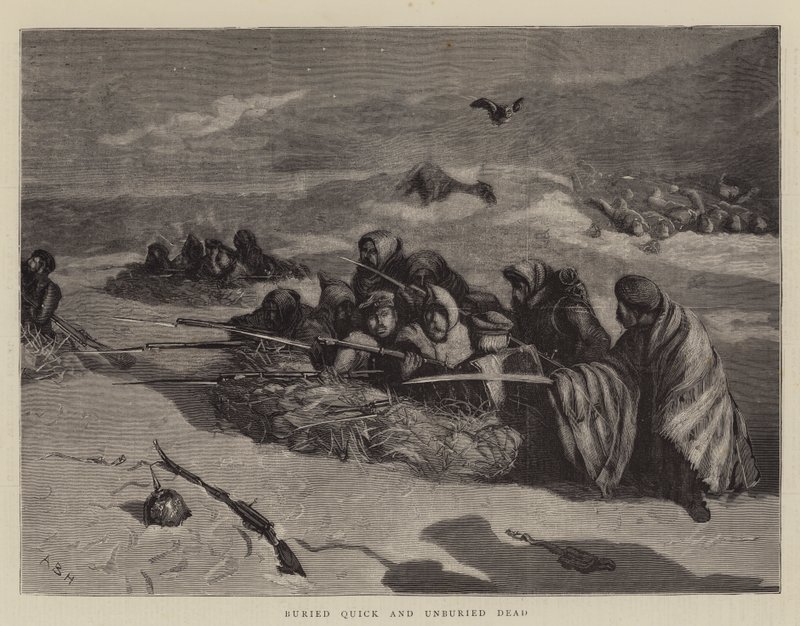 Mortos Rápidos e Não Enterrados Enterrados de Arthur Boyd Houghton