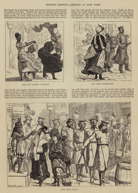 América gráfica, chegada a Nova York de Arthur Boyd Houghton