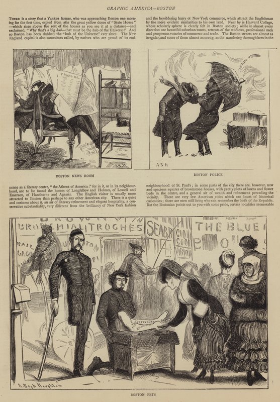 Graphic America, Boston de Arthur Boyd Houghton