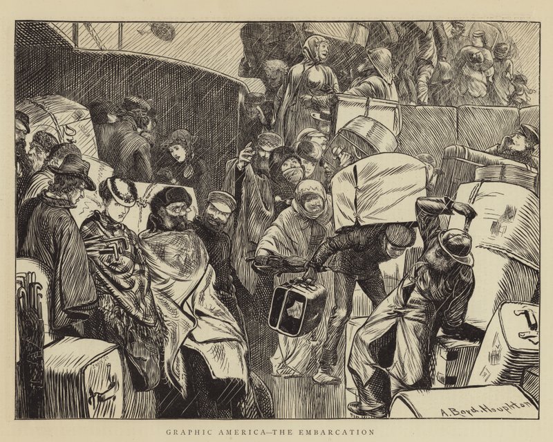 América Gráfica, o Embarque de Arthur Boyd Houghton