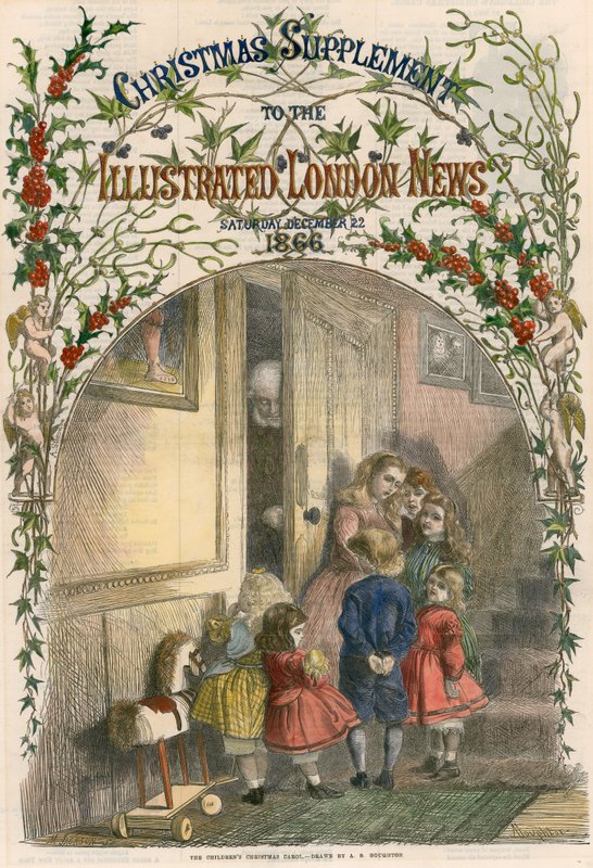 A canção de natal das crianças de Arthur Boyd Houghton