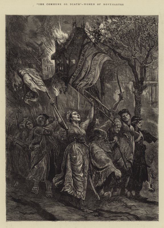 A Comuna ou Morte, Mulheres de Montmartre de Arthur Boyd Houghton
