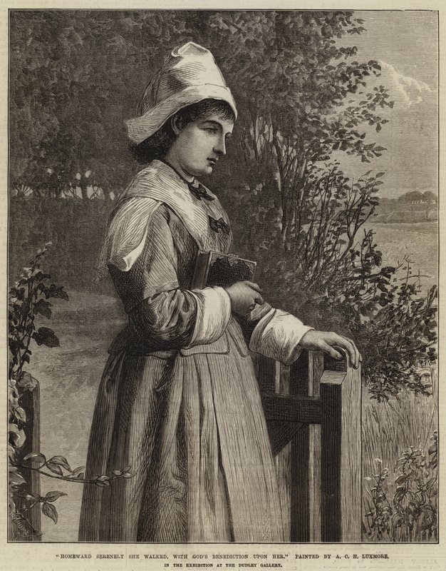 Homeward serenely ela andou, com a bênção de Deus sobre ela de Arthur C. H. Luxmoore
