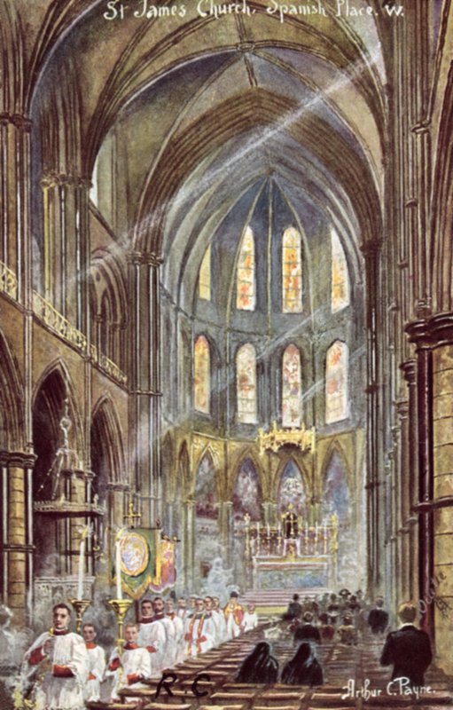 Igreja St James, Spanish Place de Arthur Charles Payne