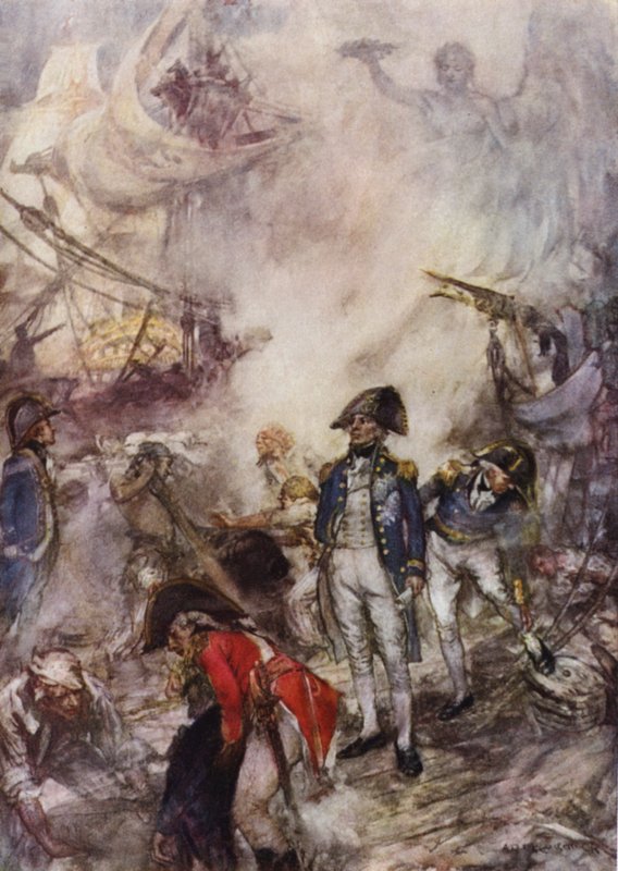 Nelson na Trafalgar de Arthur David McCormick