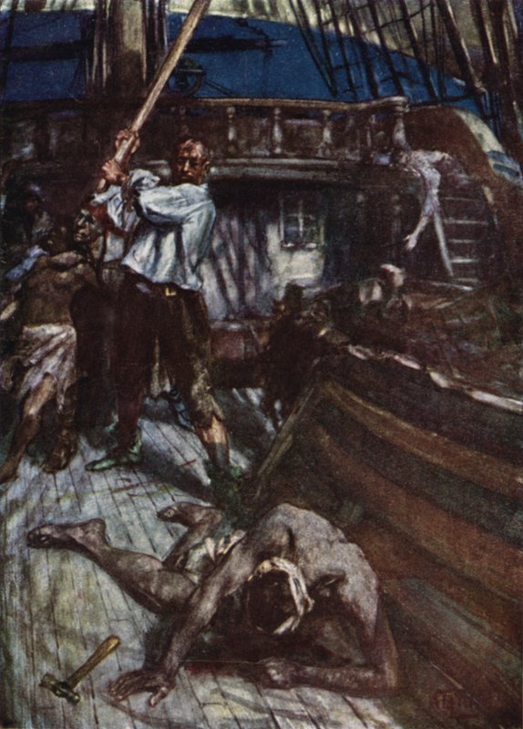Tomba derrubada pelo capitão do escravista de Arthur David McCormick