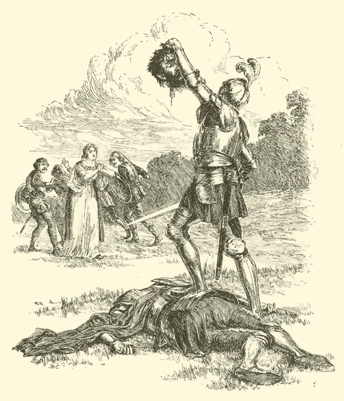 As Aventuras de Sir Artegall, The Tyrant Grantorto (gravura) de Arthur George Walker